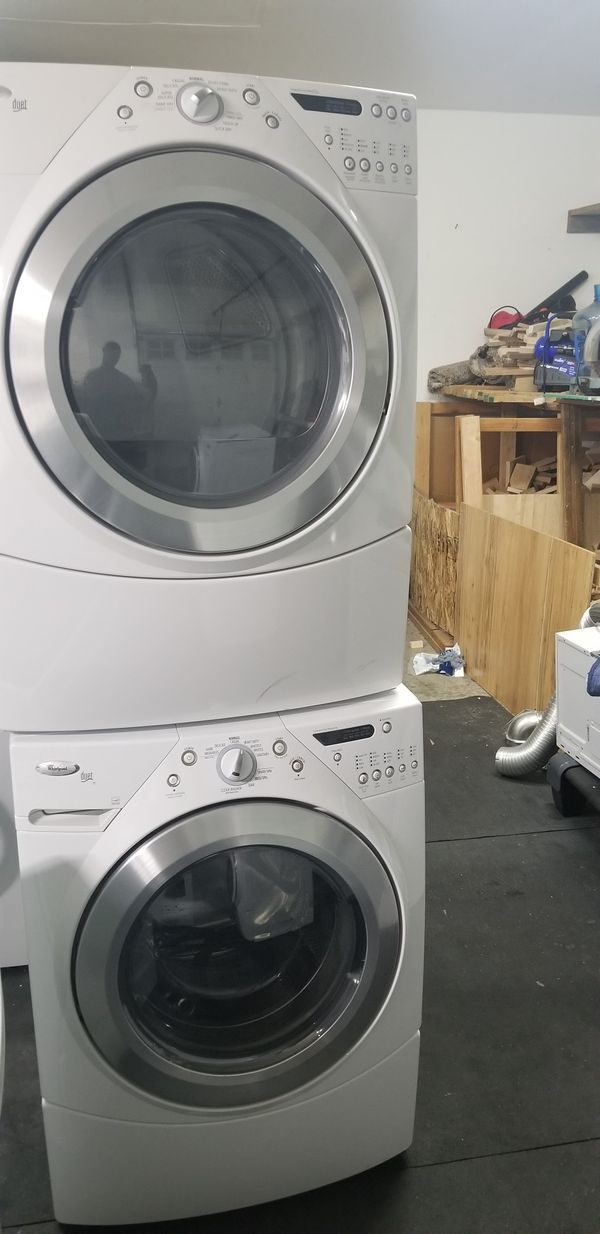 whirlpool-stackable-washer-and-dryer-set-for-sale-in-edgewood-wa-offerup