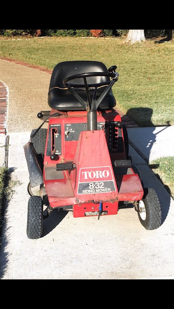 Toro 832 w/12hp Lawn tractor riding mower for Sale in Keller, TX OfferUp