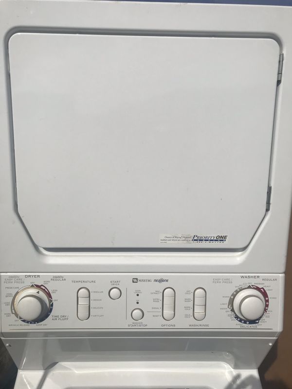 Maytag Neptune stackable washer and dryer for Sale in Waddell, AZ OfferUp