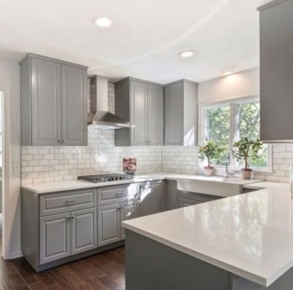 wavy subway tile kitchen backsplash