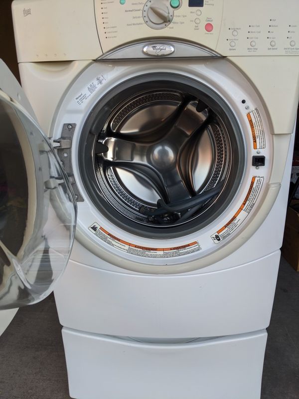 Maytag Duet Washer and Dryer on pedestals for Sale in Vail, AZ - OfferUp