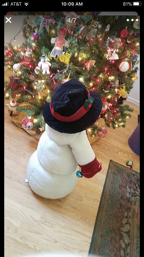stuffed snowman decorations