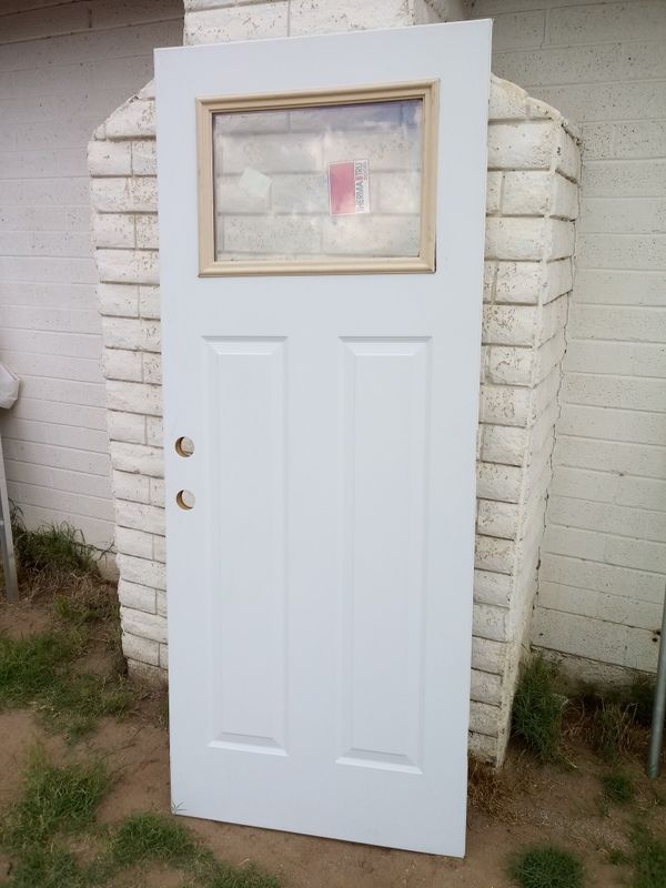 Exterior doors metal with dual glass for Sale in Phoenix