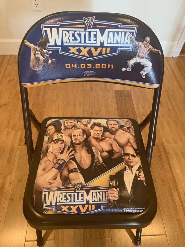 WWE Wrestlemania chair for Sale in Miramar, FL OfferUp