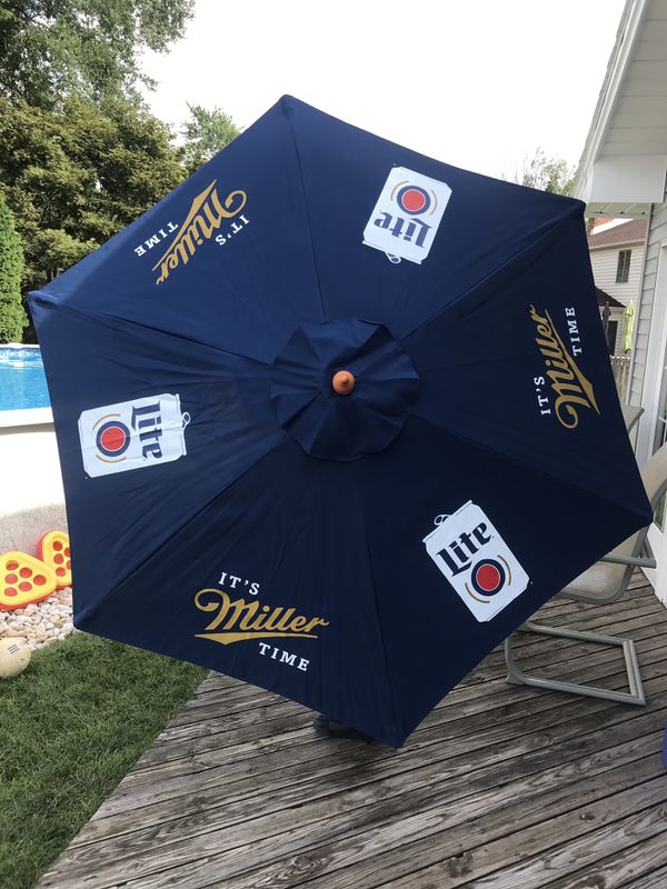 Brand New Miller Lite Patio Umbrella for Sale in Somerdale, NJ - OfferUp