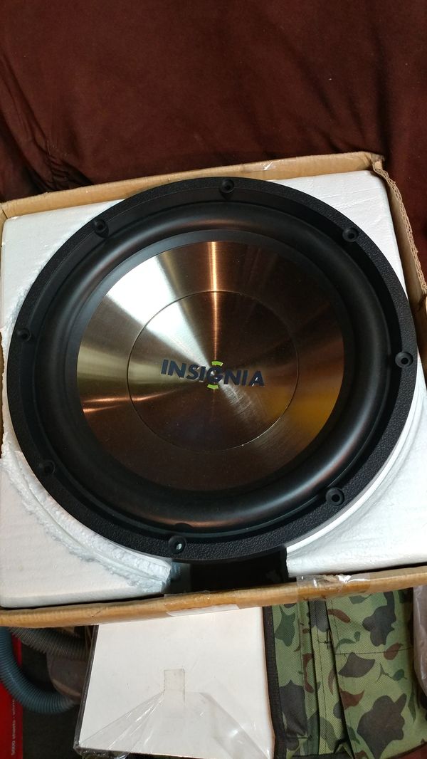 12" Car Audio Subwoofer, looks New, Insignia Brand Speaker for Sale in