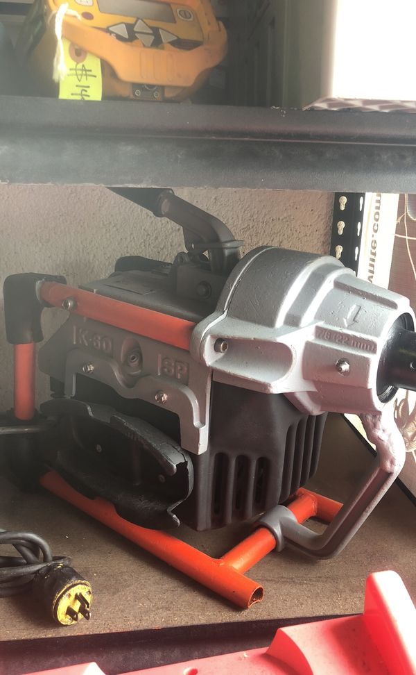 Ridgid K60 sewer snake drain cleaner machine for Sale in Hialeah, FL