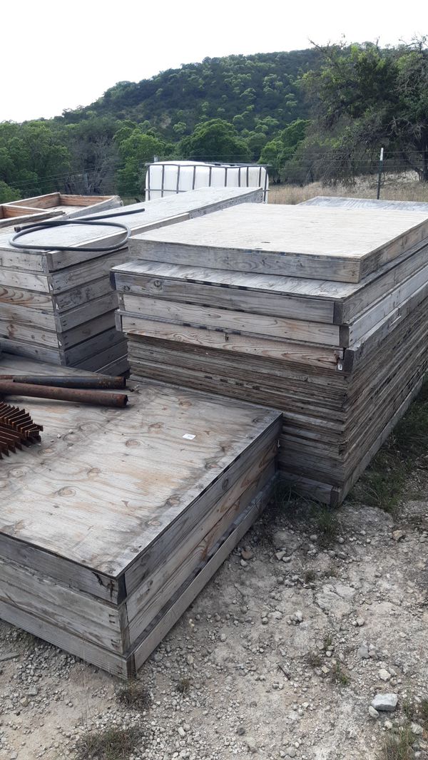 concrete-forms-plywood-2x4-16-8-ft-posts-for-sale-in-bandera-tx