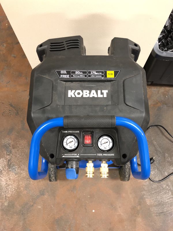 kobalt 20 gallon portable air compressor lk20175 for Sale in WA