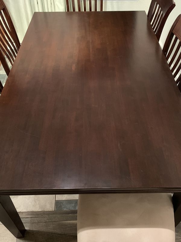 Dining table large 6 chairs good used condition for Sale in Laguna