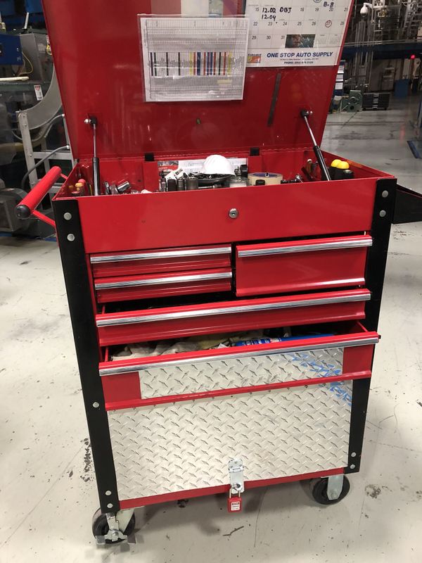 Us general tool cart all drawers open n closed used but good condition