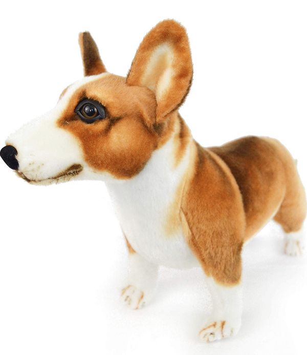 realistic corgi plush