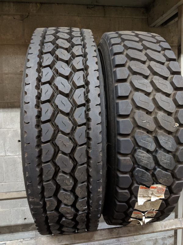 265/70r19.5 Load H truck tires for Sale in Sturbridge, MA OfferUp