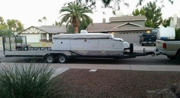 2000 Jayco Heritage Toy hauler/Pop up Camper for Sale in ...