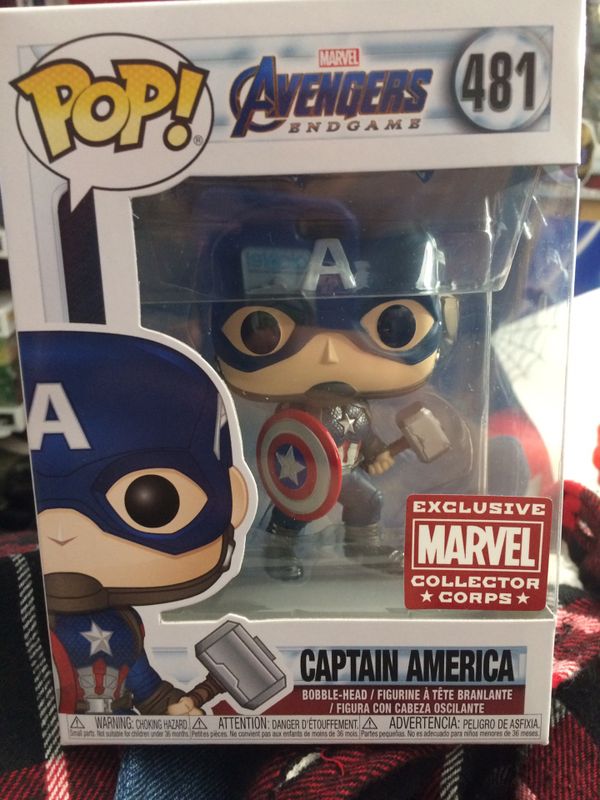 funko capitan america dorado