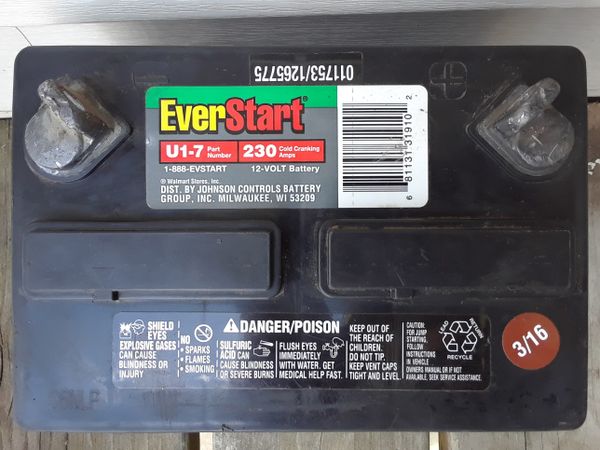 Everstart Group Size U1 7 Lawn And Garden Battery - Garden ...