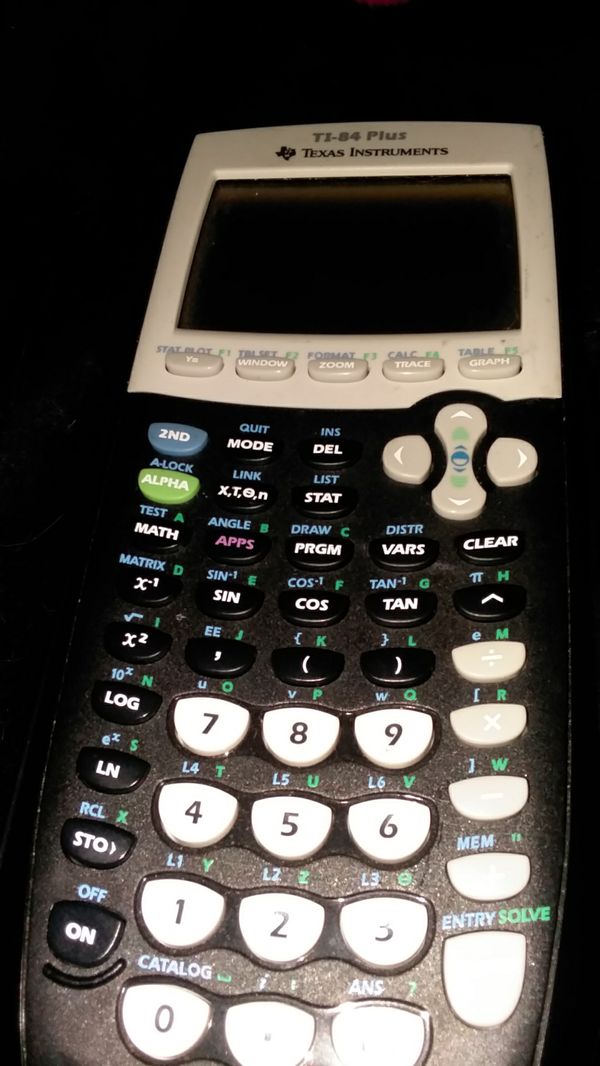 Graphing smart Calculator T1 84 PLUS NEEDS 4 AAA BATTERIES MSRP 150