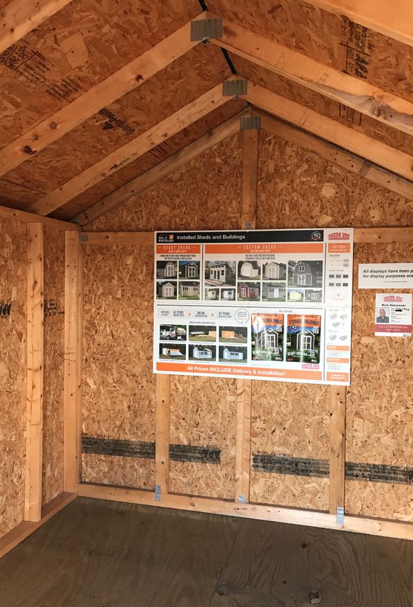 Sheds USA 8x10 Value Plus Shed Display now on sale at the Home Depot