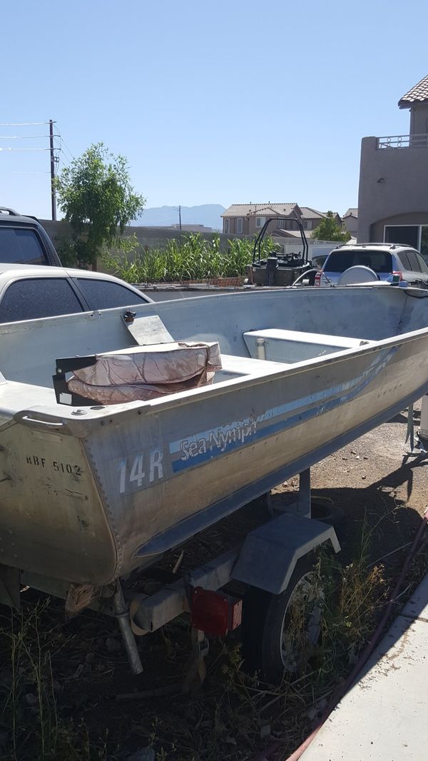 aluminum boat 14 ft for sale in las vegas, nv - offerup