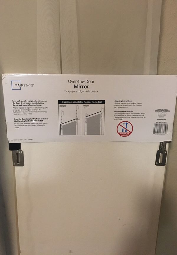 Over The Door Mirror White For Sale In Tampa Fl Offerup