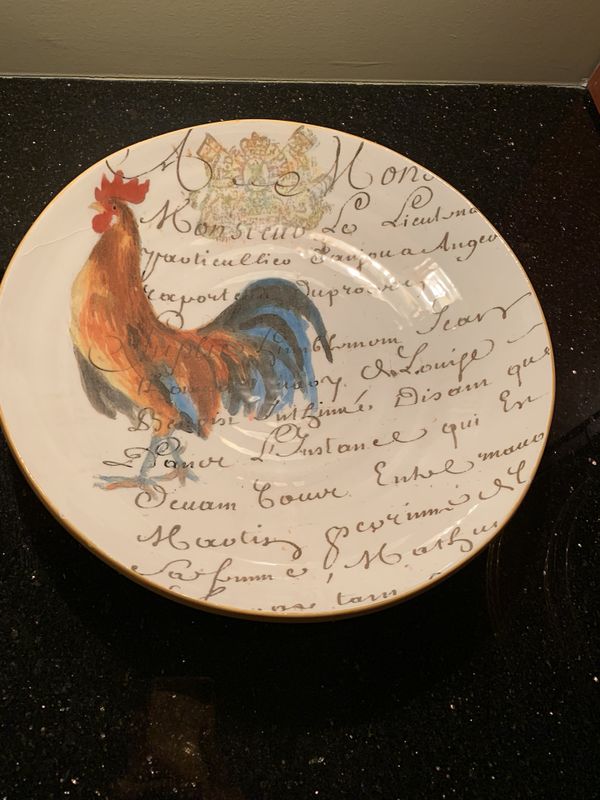 WilliamsSonoma Rooster script Collection Discontinued French pasta