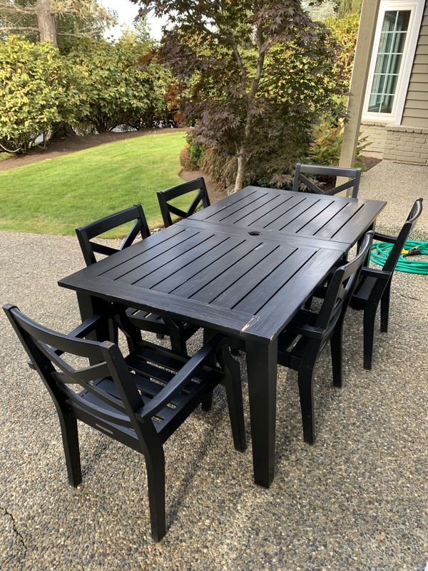 Pottery Barn Extending Patio Table Set for Sale in Woodinville, WA