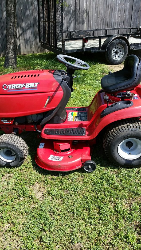 Riding Mower Troy-bilt Super Bronco For Sale In Fort Worth, Tx - Offerup