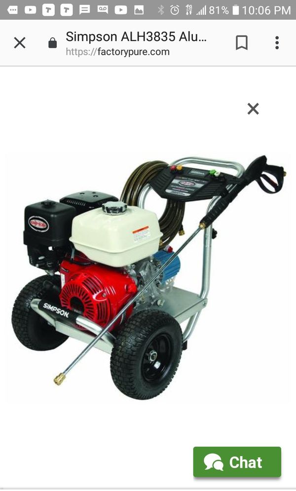 simpson honda 3200 psi pressure washer simpson honda 3200 psi pressure washer