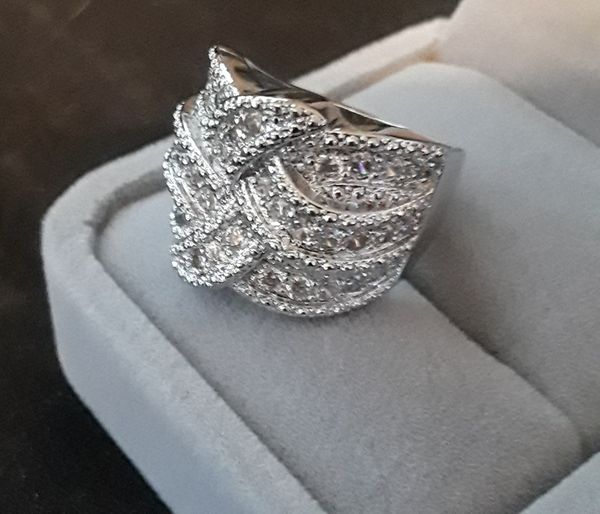 Size 6, 8.5, 9; Hot Bling WFG Eternity Ring for Sale in Lewisville, TX ...