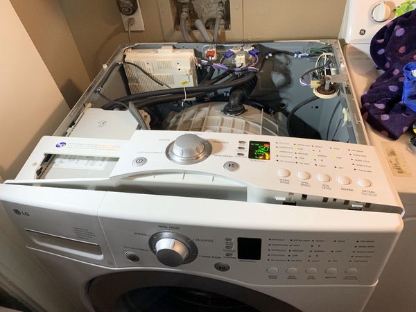 Lg Washing Machine Model Wm2016cw Agl31533001 Panel Assemblycontrol Pre Owned For Sale In 0629