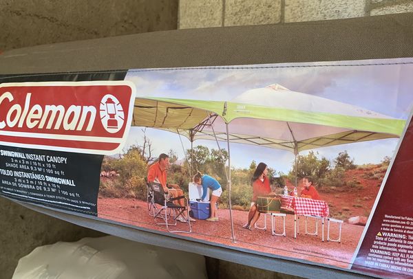 coleman instant swingwall canopy