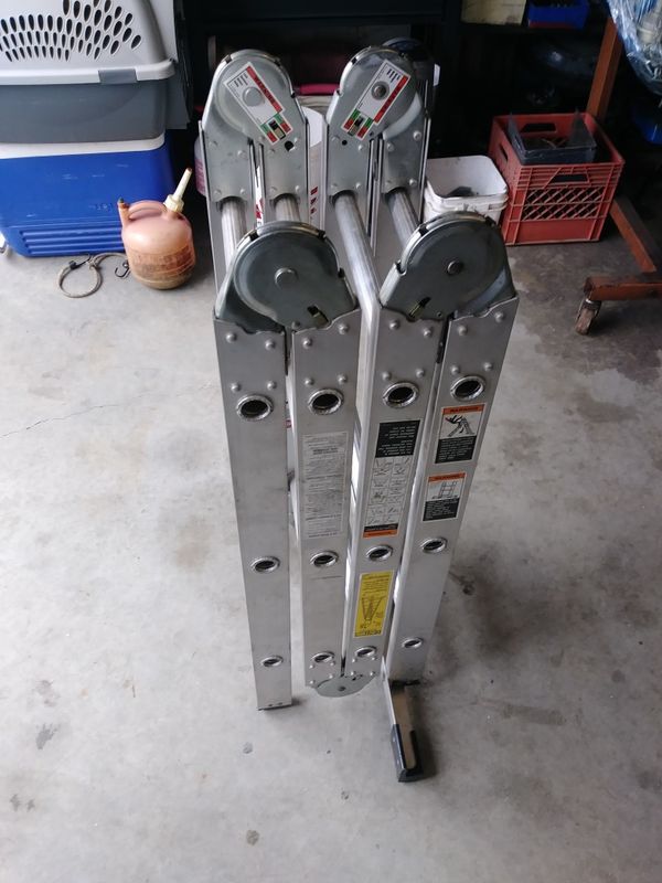 (65.)KELLERKKL12. Heavy duty industrial folding ladder excellent