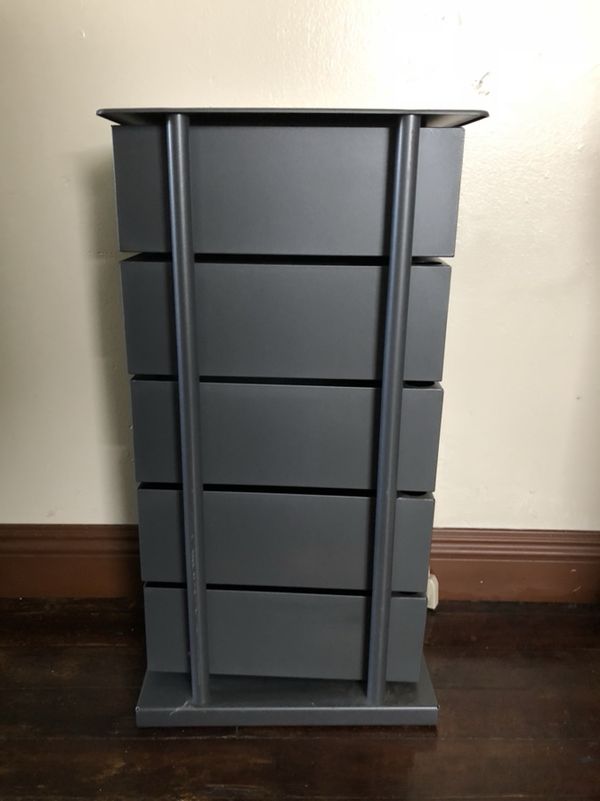 Container Large Anthracite 5 Bin Storage Tower File Cabinet For In Los Angeles Ca Offerup