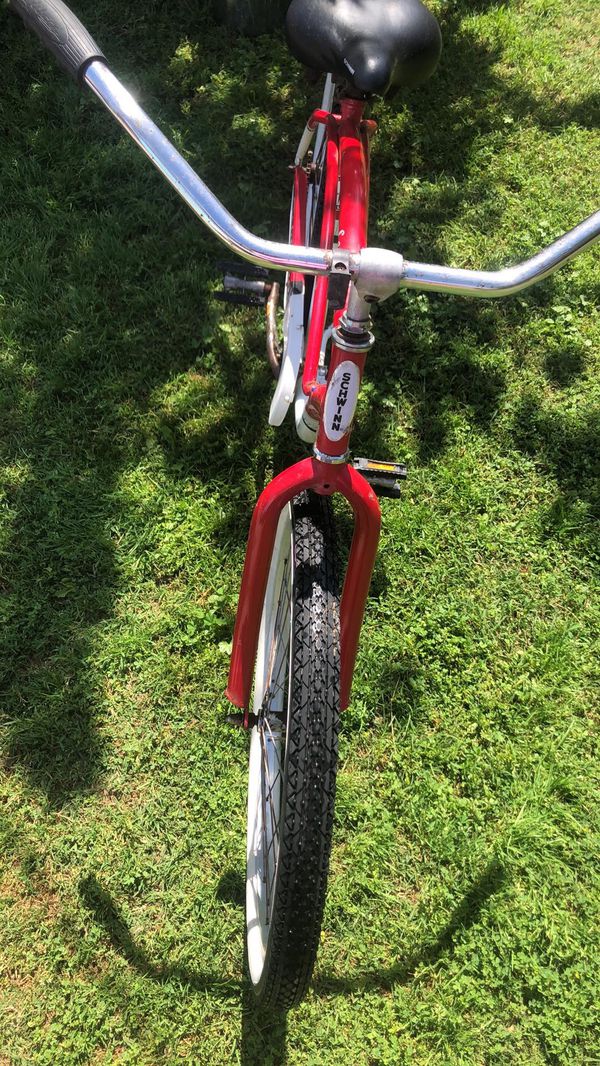 Schwinn 26” Men's Legacy 26 Beach Cruiser Bike - red for Sale in
