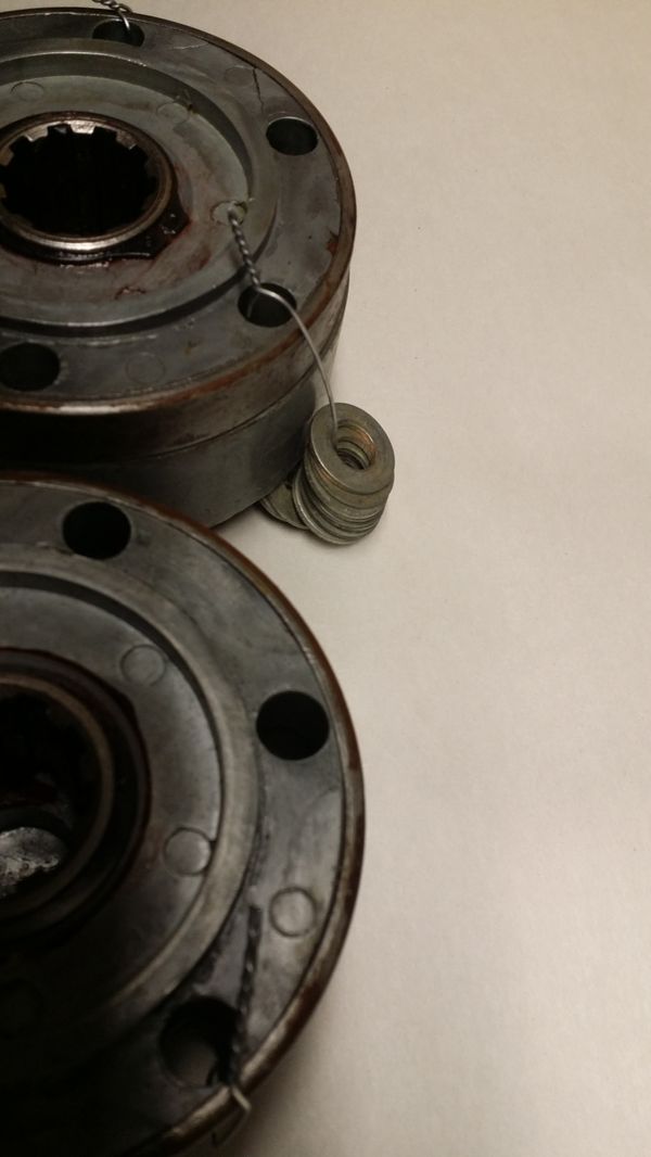 Vintage Dualmatic 4x4 Locking Hubs Willys Scout Jeep CJ3 CJ5 10 Spl For