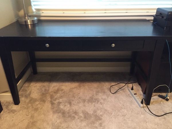 World Market Konrad Black Desk For Sale In Issaquah Wa Offerup