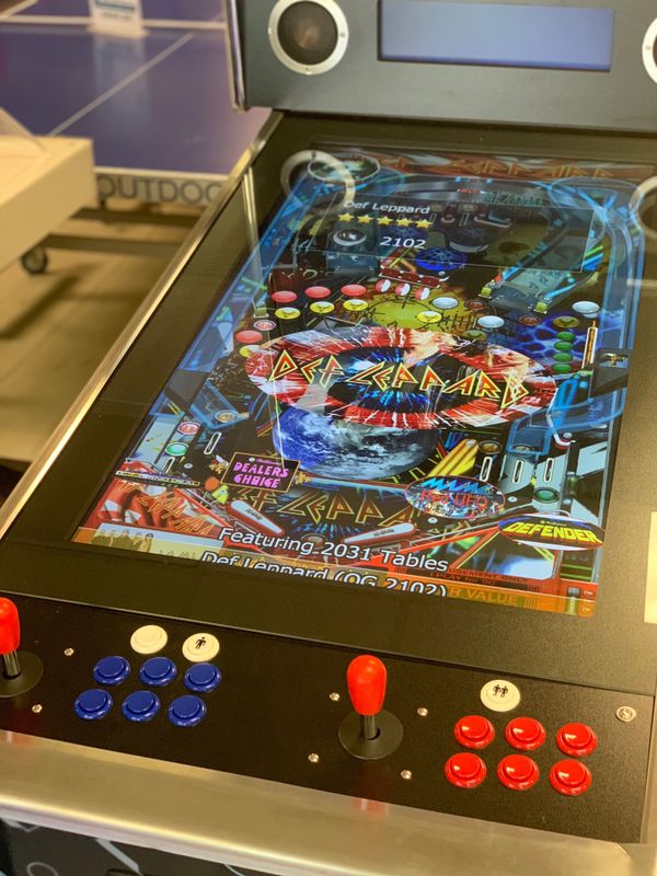 Virtual pinball machine with 2000 plus different games to play BRAND