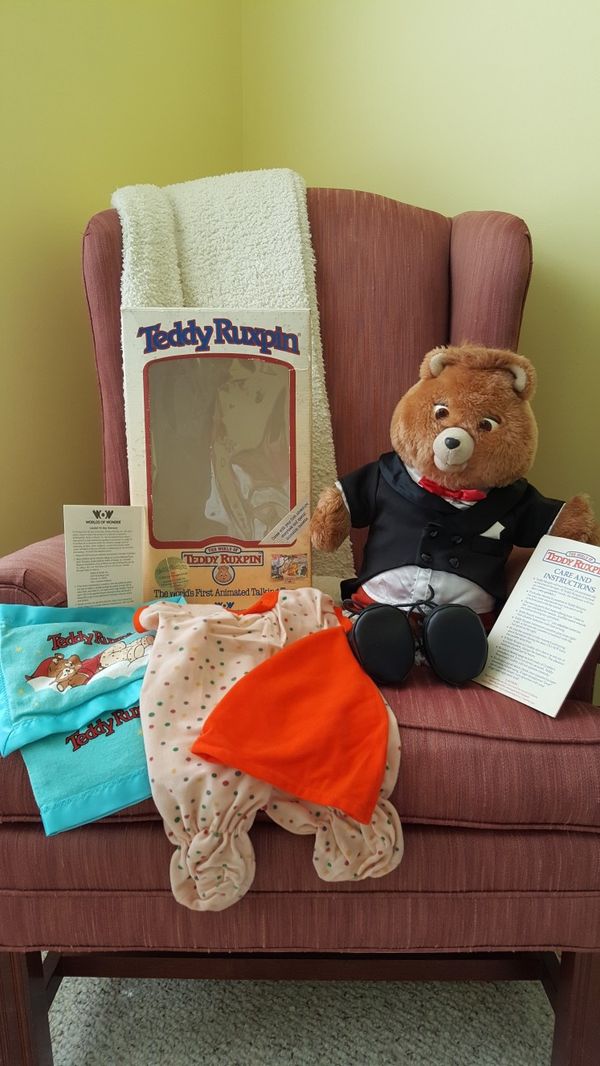 vintage teddy ruxpin for sale