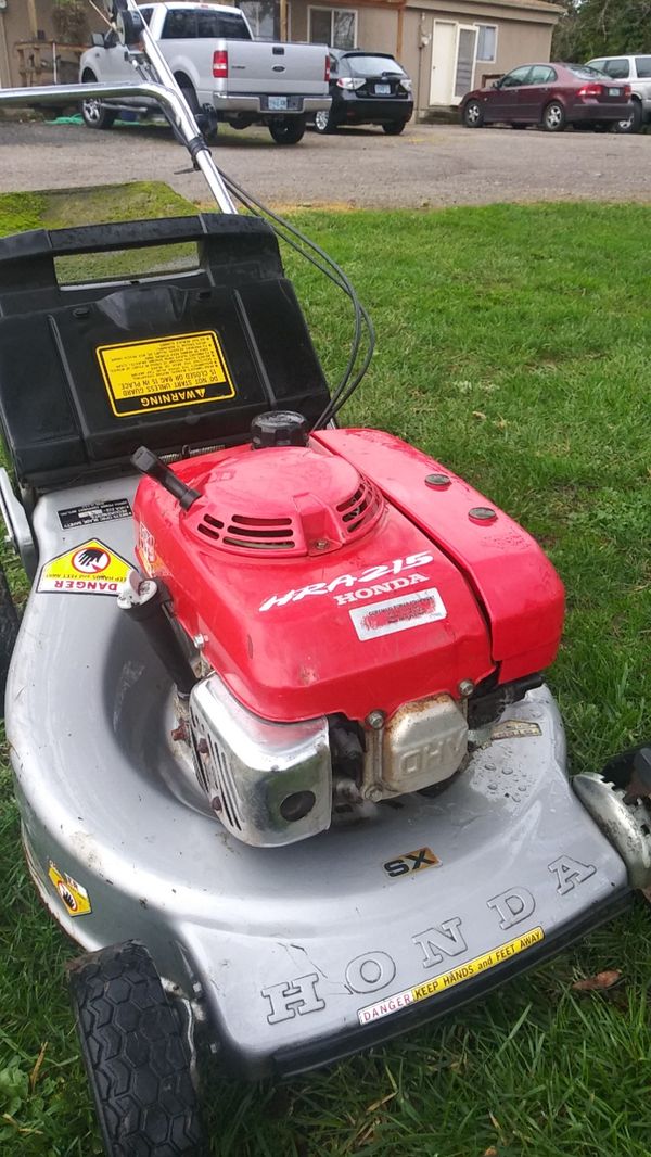 Honda HRA 215 mower for Sale in Philomath, OR OfferUp
