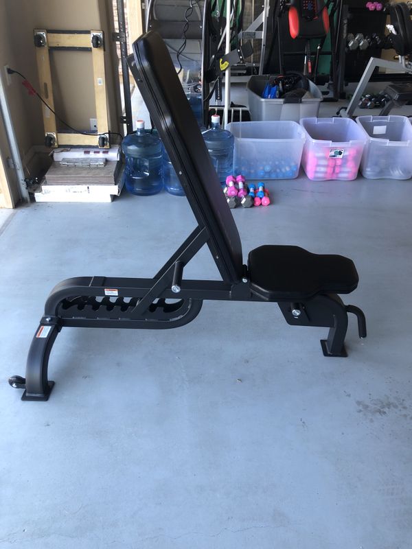 Ethos adjustable utility bench! Olympic weight bench