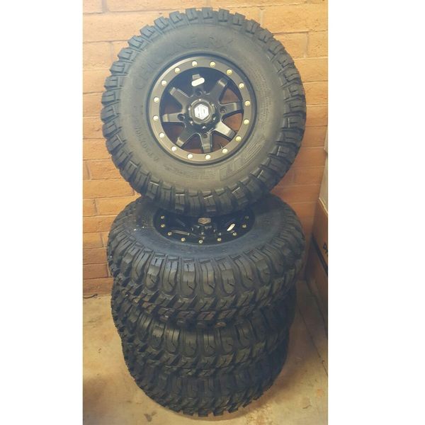 New set of STI Beadlock wheels and Tires 30X10X14 Polaris RZR 1000 900 ...