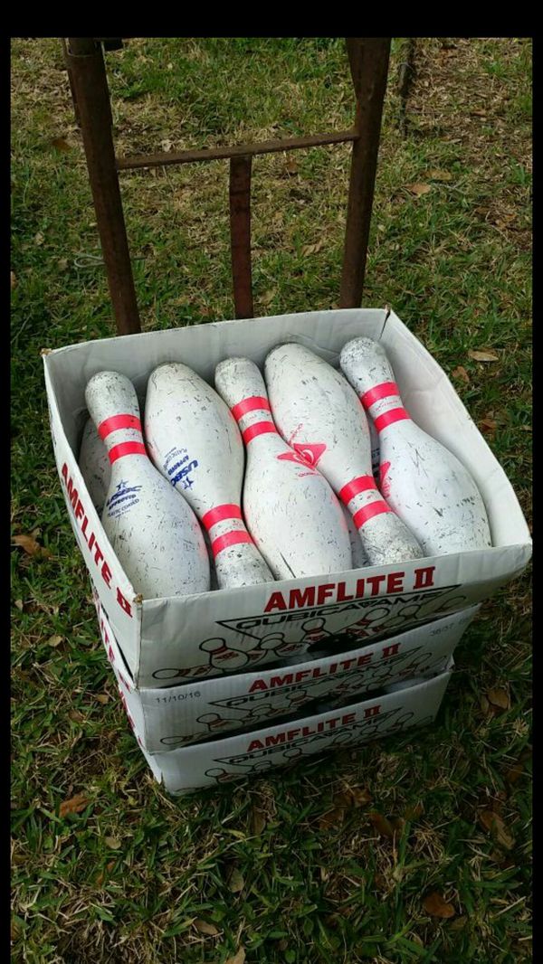 Used bowling pins 1 each for Sale in Homestead, FL OfferUp