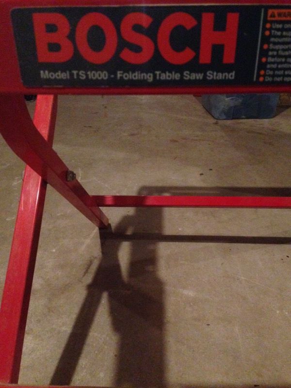 Bosch Ts1000 Table Saw Stand For Sale In Gloucester Ma Offerup