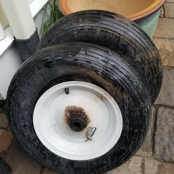 4.80/4.00-8 Yard Cart tires and wheels. for Sale in Berlin, CT - OfferUp