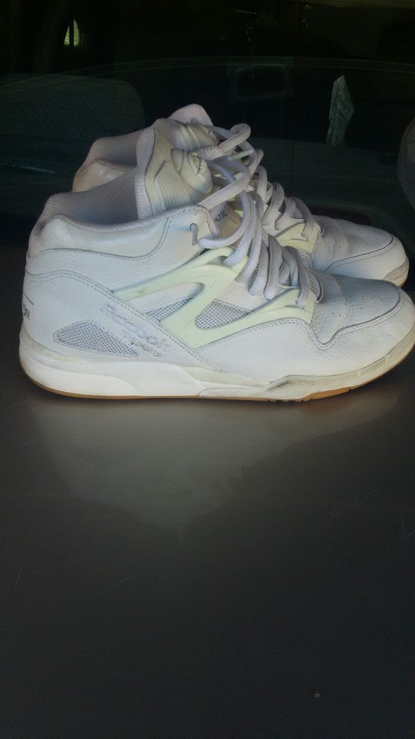 all white reeboks