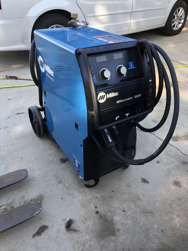 Miller Millermatic 350P 400 amp welder pulse mig with push pull gun for