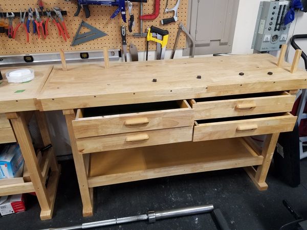 Work bench from harbor freight with tool storage for Sale in Olympia ...