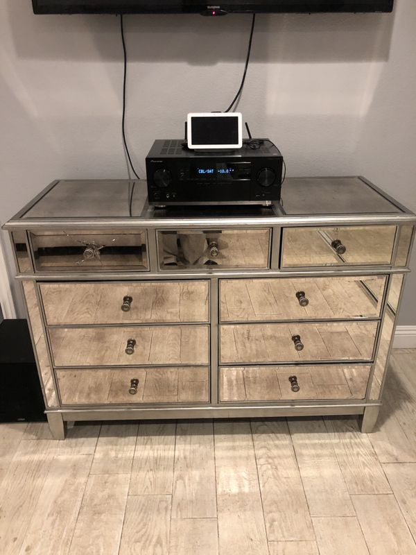 Pier 1 Glass Mirrored Dresser for Sale in Anaheim, CA OfferUp