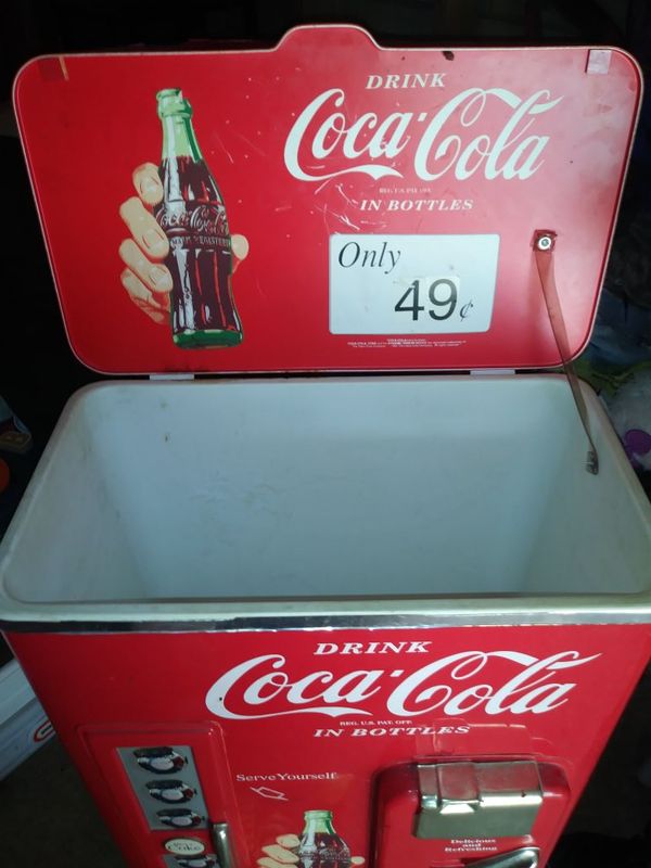 1/10 1992 Paul Flum Coca Cola Coke Classic Nostalgia Cooler Ice Chest