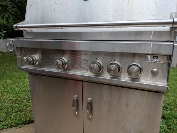 5 burner members mark grill